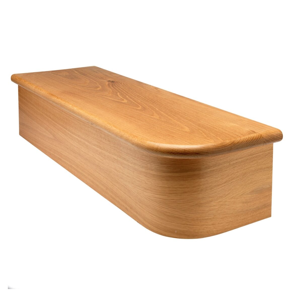 Bullnose Step in Oak or Pine - Bullnose Tread & Riser