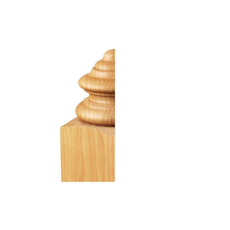Half Winston Turned Newel Drop Cap