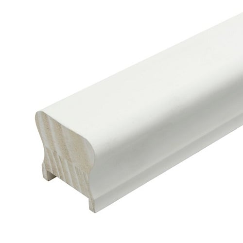 59 x 59mm White Primed Handrail with infill suitable for 32mm and 41mm spindles