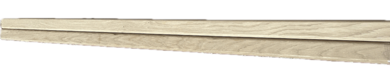 CLEARANCE: Solid Oak 59mm x 59mm Handrail. 41mm Groove. 1800mm
