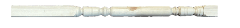 CLEARANCE: Pine Bespoke Turned Spindle. 41mm x 900mm. Box of 13