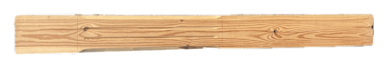 CLEARANCE: Pine Embleton Half Newel NT210 Complete. 115mm x 1500mm. Some Knots Present.