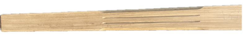 CLEARANCE: Oak Embleton Half NT210 Complete. 115mm x 1500mm. Slight Split To Face Of Timber.
