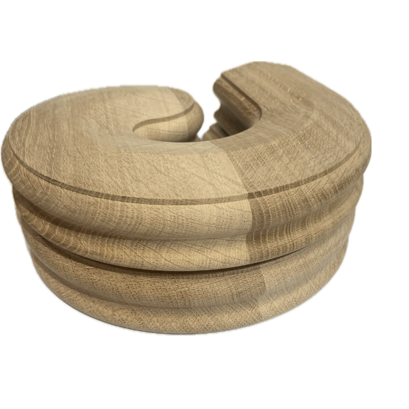 CLEARANCE: Oak Left Hand Volute. No Upeasing. Bad Colour Match. Ideal For Painting.