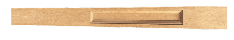 CLEARANCE: Oak Washington Half Newel NT210 Complete. 115mm x 1500mm. Slight Damage To Rear Edge