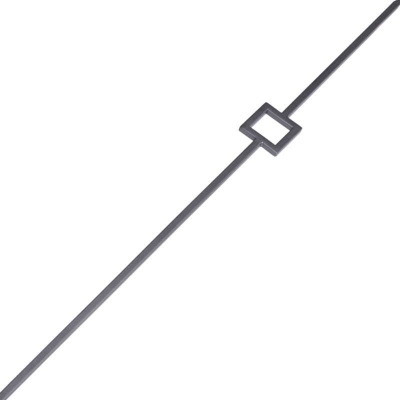 Carrshield Black Metal Staircase Spindle (13mm)