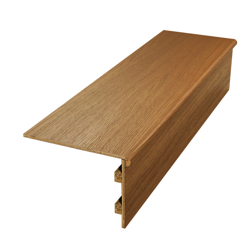 StepUp Oak Tread with Reversible Riser Cladding 1pk