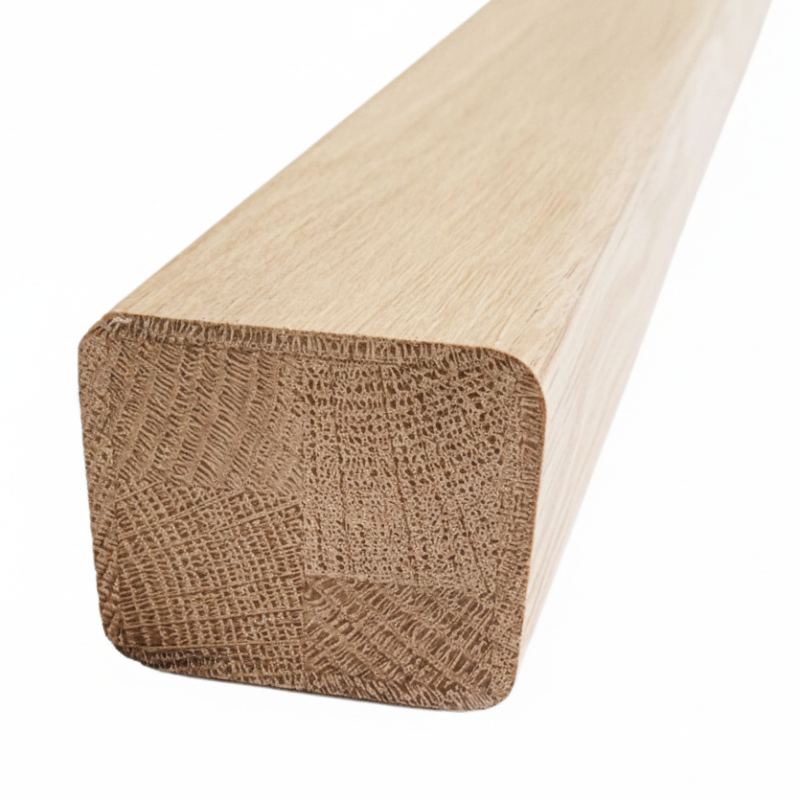 60 x 50mm Handrail Ungrooved Engineered Oak