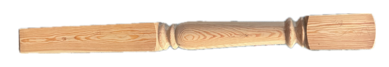 CLEARANCE - Pine Dalton Half Newel Post NT210 Complete 115mm x 1500mm. Poor Cut Quality