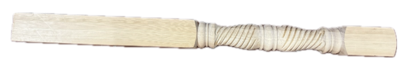 CLEARANCE - Pine Brancepeth NT210 Complete Newel 90mm x 1500mm. Oversanded To Edge