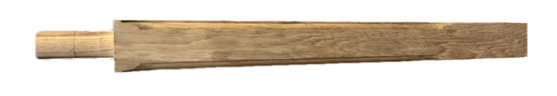 CLEARANCE - Oak Bamburgh Chamfered Newel Post NT210 Peg 90mm Unfinished Requires Sanding