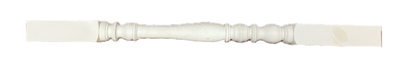 CLEARANCE - White Primed Pine Felton Stair Spindle 55mm x 900mm. Box Of 5. Slight Defects.