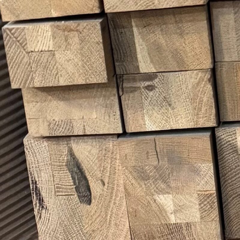 CLEARANCE – JOB LOT AT COST PRICE – Solid Oak Plain Square Half Newel Post 45mm x 90mm x 1500mm. Pallet Of 31