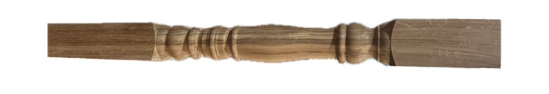 CLEARANCE - Oak Felton NT210 Complete Half Newel Post. 90mm. Poor Colour Match.