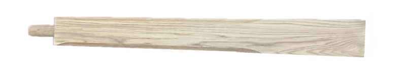 CLEARANCE - Oak Lindisfarne Stop Chamfer Newel NT210 Peg 115mm. Poor Cut Quality To Chamfer .