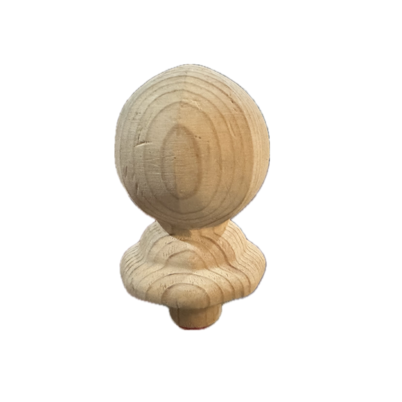 CLEARANCE - Pine Keswick Octagonal Cap 90mm. Minor Imperfections