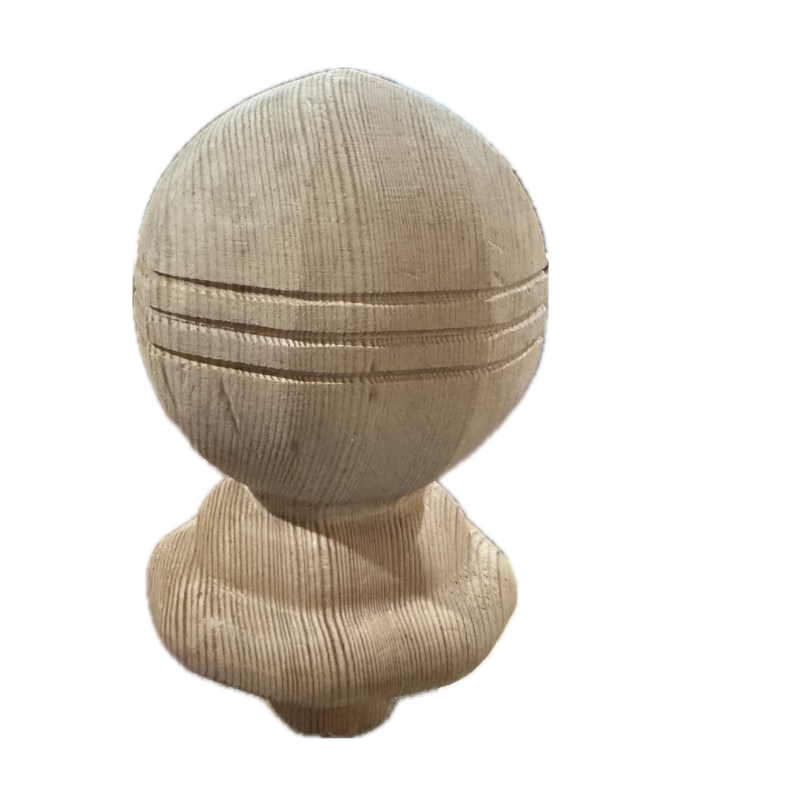 CLEARANCE - Pine Whitby Octagonal Cap 90mm. Minor Imperfections