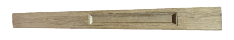 CLEARANCE - Oak Washington NT210 Complete Newel 140mm x 1500mm. Poor Quality And Faded To Top Block